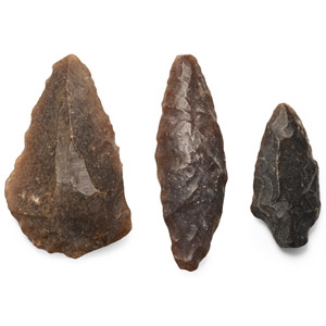 Stone Age English Flint Arrowhead Collection