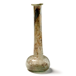 Roman Tall Glass Flask