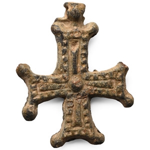 Medieval Lead Cross Pendant