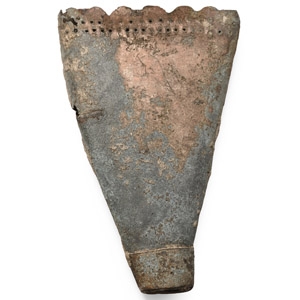 Medieval Bronze Sword Chape