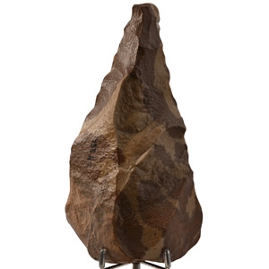 Large Stone Age Homo Erectus Ficron Handaxe