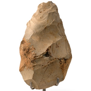 Large Stone Age Homo Heidelbergensis Handaxe