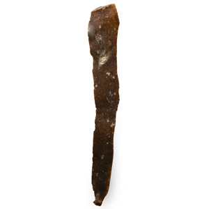 French Stone Age Gravettian Long Crested Blade