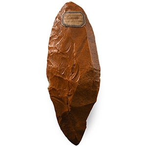 Large Stone Age Orange Jasper Knife Blade