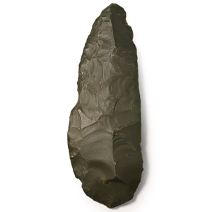Stone Age Tenerian Green Jasper Knife