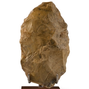 Large British Stone Age Flint Handaxe