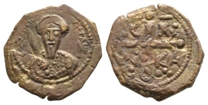 Crusaders, Tancred, as Regent AE Follis.