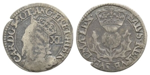 Scotland. Charles I AR Forty Pence.