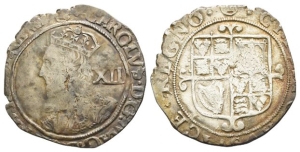 England. Stuart, Charles I AR Shilling.