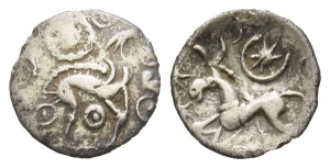 Celtic Britannia. Corieltauvi AR Half Unit.