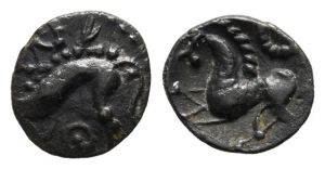 Celtic Britannia. Corieltauvi AR Half Unit.