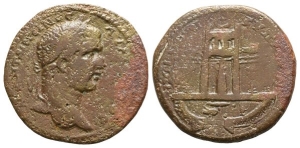 Caracalla AE 33mm of the Koinon of Cyprus.