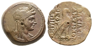 Seleukid Empire, Antiochos IV Epiphanes AE 26mm.