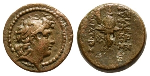 Seleukid Empire, Tryphon AE 18mm.