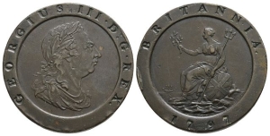Great Britain. Hanover, George III CU Twopence.