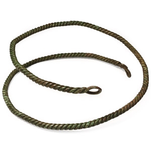 Viking Period Twisted Neck Torc with Loop Terminals
