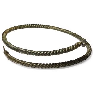 Very Large Viking Period Twisted Neck Torc with Loop Terminals