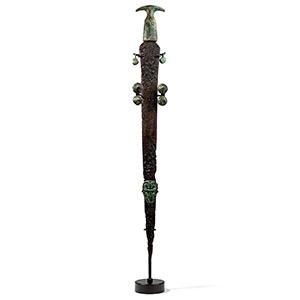 Caucasian Bronze Hilted Iron Sword
