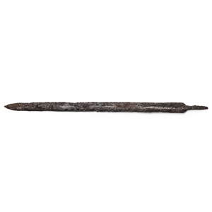 Merovingian Iron Pattern-Welded Sword