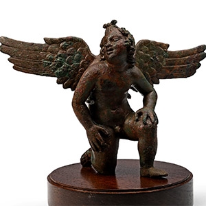 Roman Bronze Winged Eros
