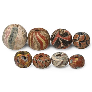 Roman and Later Mosaic Glass Bead Group