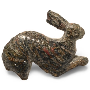 Romano-British Tinned Bronze Hare Brooch
