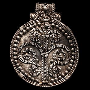 Viking Period Silver Filigree Pendant