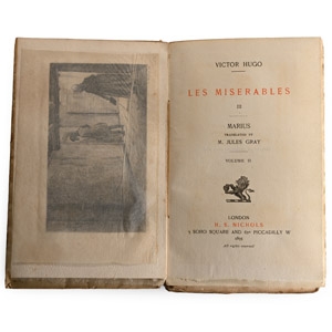 The Novels Complete and Unabridged of Victor Hugo - Maurius Vol II, Limited Edition No.9 of 1,000 Copies