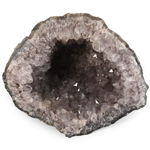 Large Pale Purple Amethyst Crystal Geode Cave