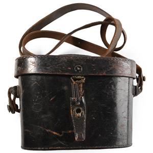 Naval Leather Binocular Case