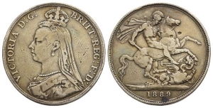 Great Britain. Hanover, Victoria AR Crown.