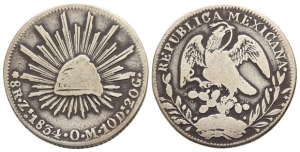 Mexico. Federal Republic AR 8 Reales.
