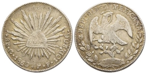 Mexico, Republic AR 8 Reales.