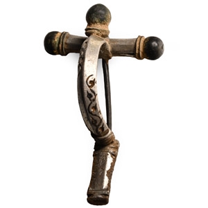 Roman Silver Crossbow Brooch