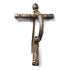 Roman Silver Crossbow Brooch