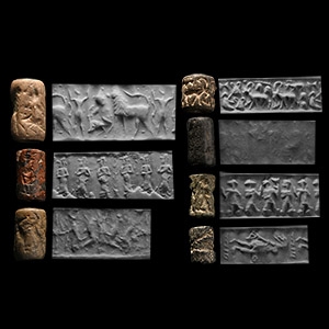 Western Asiatic Stone Cylinder Seal Group