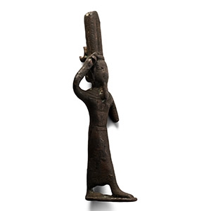 Phoenician Bronze Statuette of Baal