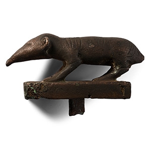 Egyptian Bronze Figure of a Shrew