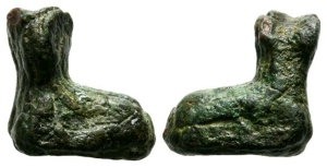 Levant & the Near East Zoomorphic AE Weight of 1 Shekel.