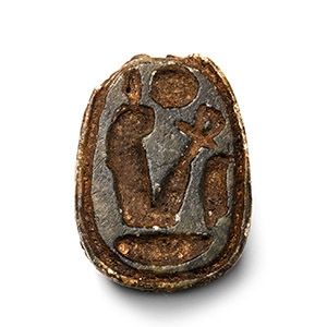 Egyptian Faience Scarab of Amenhotep III
