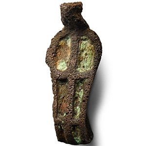 Egyptian Bronze Uraeus Mount