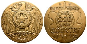 United States of America AE Commemorative Medal.