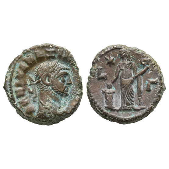 Maximian BI Tetradrachm of Alexandria, Egypt.