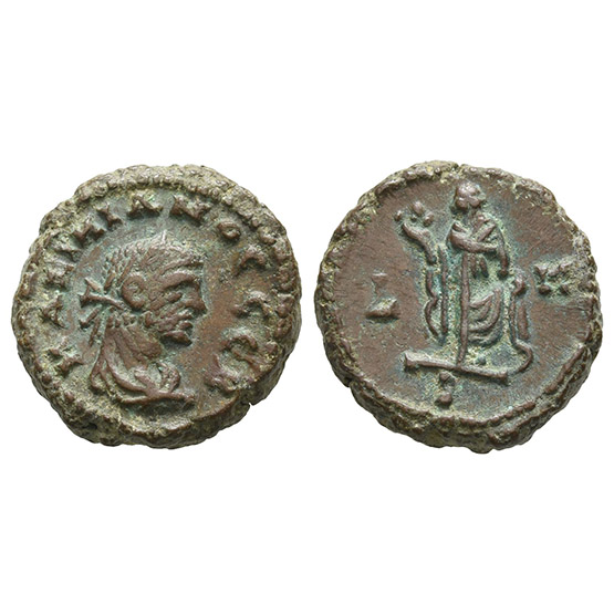 Maximian BI Tetradrachm of Alexandria, Egypt.