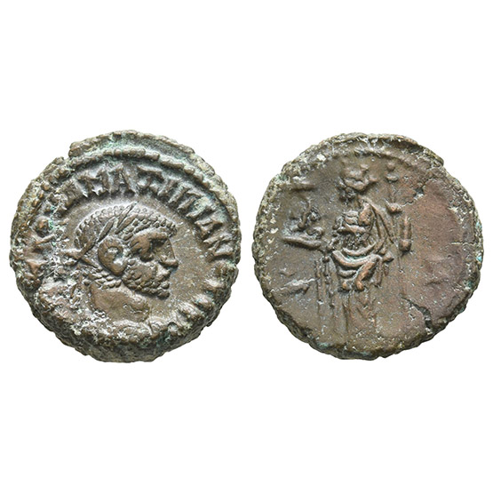 Maximian BI Tetradrachm of Alexandria, Egypt.