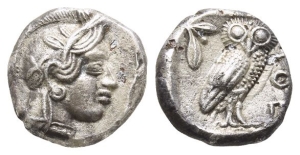 Attica, Athens Fourrée Drachm.