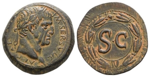 Galba AE As of Antioch, Seleucis and Pieria.