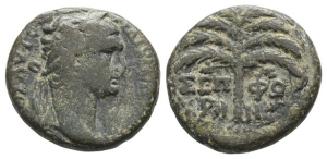 Trajan AE 22mm of Sepphoris, Judaea.