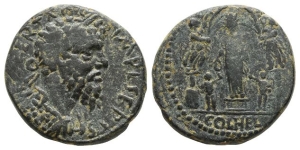 Septimius Severus AE 26mm of Heliopolis, Coele-Syria.