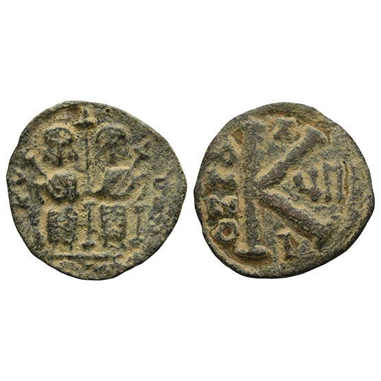 Umayyad Caliphate AE Half Fals.